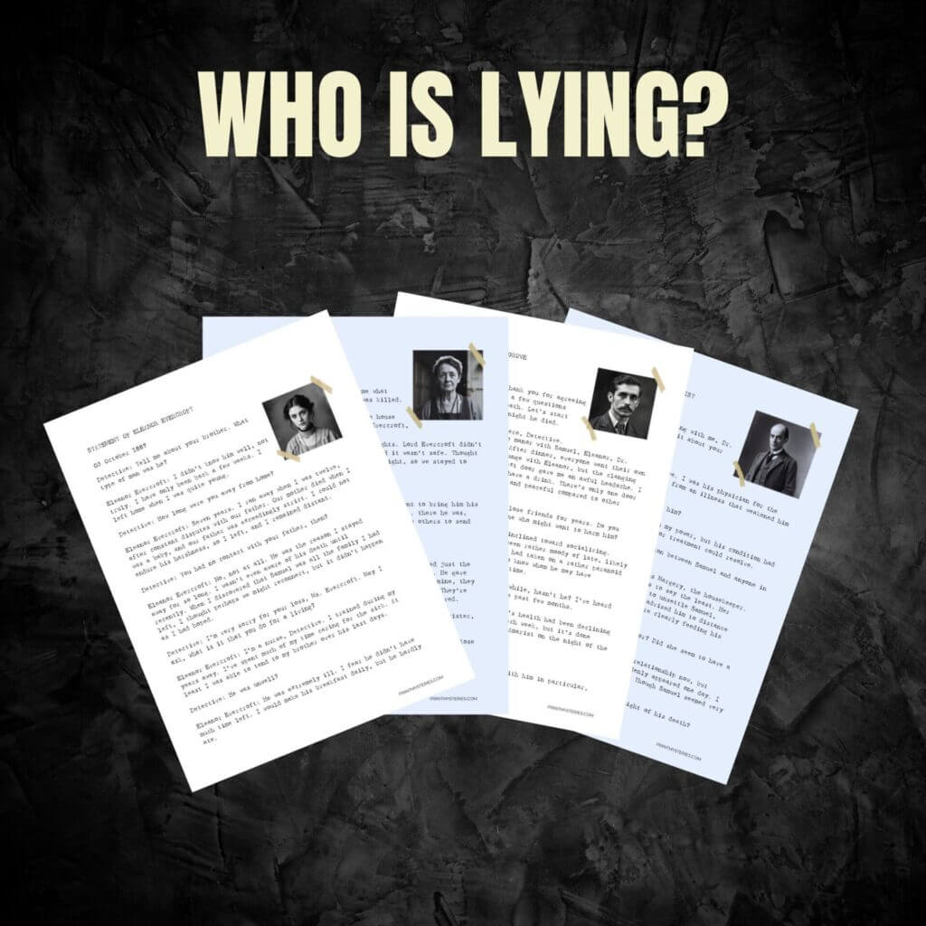 Murder Mystery Case File Historical