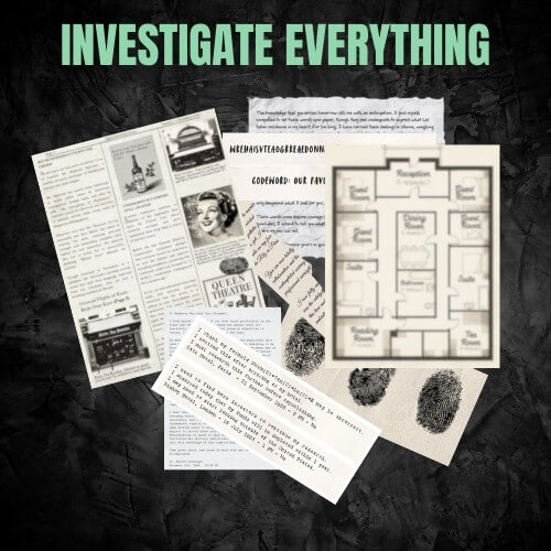 Murder Mystery Clues