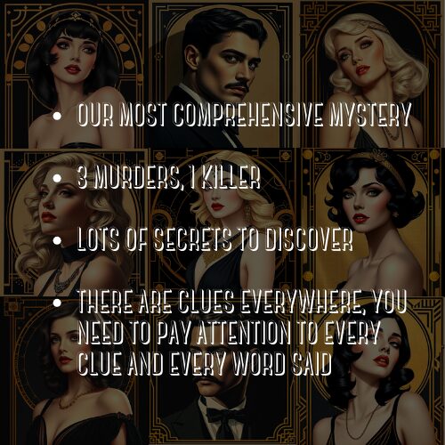 Roaring 20s Murder Mystery Dinner Game