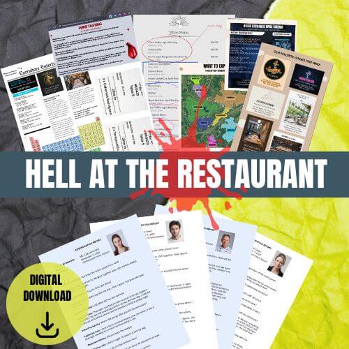 Hell in the Restaurant Mystery Case